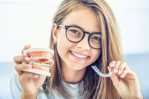 Dental,Invisible,Braces,Or,Silicone,Trainer