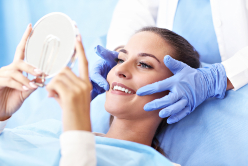 Adult,Woman,Having,A,Visit,At,The,Dentist's